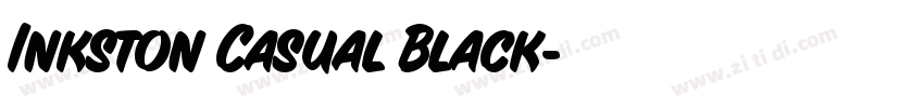 Inkston Casual Black字体转换
